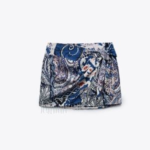 NWT Zara mini wrap skirt